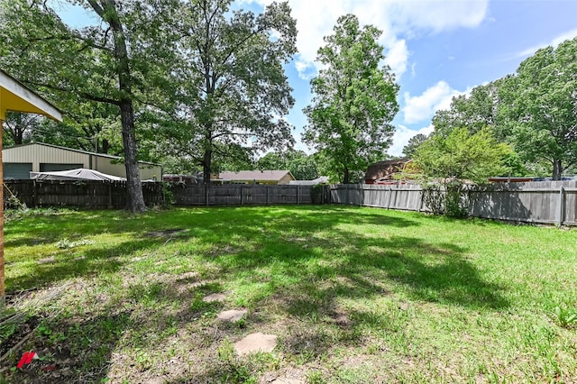 9820 Hillsboro Dr, Shreveport, LA 71118 - view of yard featuring a fenced backyard