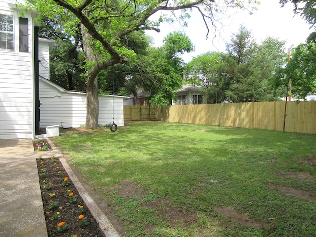 415 Easy St, Marlin, TX 76661 - view of yard with a fenced backyard