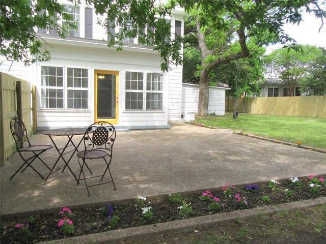 415 Easy St, Marlin, TX 76661 - view of patio / terrace featuring fence