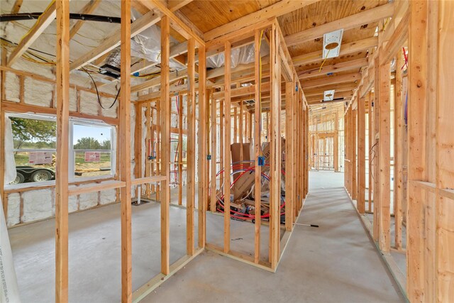 misc room featuring concrete flooring