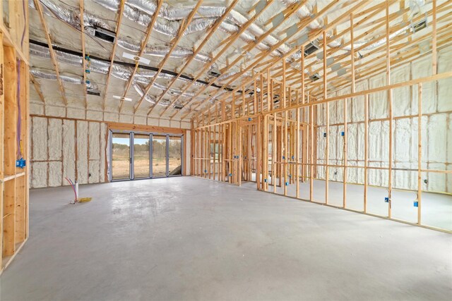 miscellaneous room featuring concrete flooring