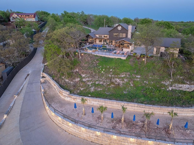 aerial view