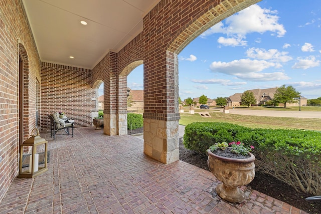 view of patio