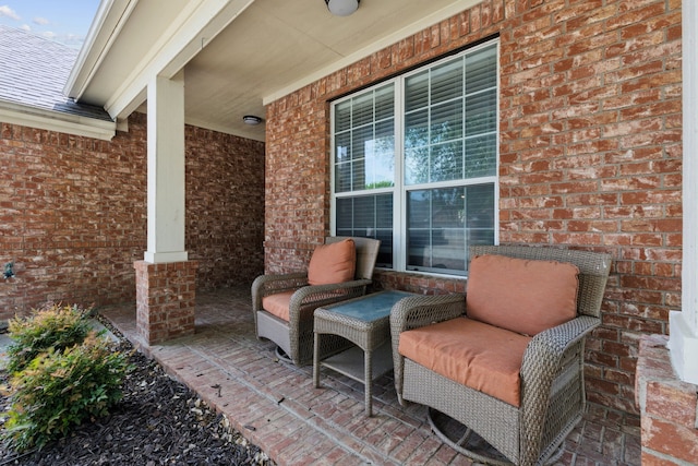 view of patio / terrace featuring covered porch