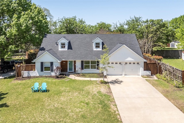 2744 Bay Meadows Ct, Farmers Branch, TX 75234 - new england style home with an attached garage, concrete driveway, and roof with shingles