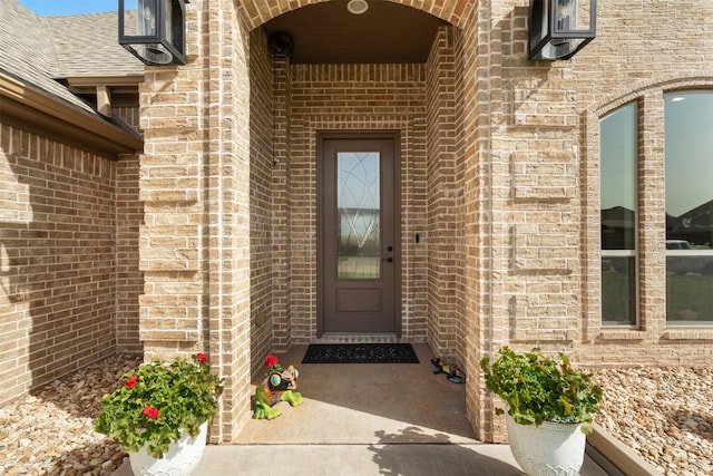 5124 Cathedral Ln, Wichita Falls, TX 76310 - doorway to property featuring brick siding