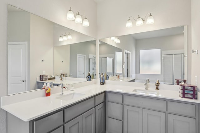 3651 Rainwater Trl, Grand Prairie, TX 76065 - full bath with a stall shower and double vanity