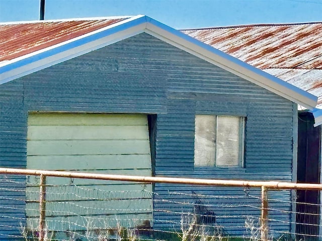 458 Jackson Ave, Strawn, TX 76475 - view of home's exterior featuring metal roof