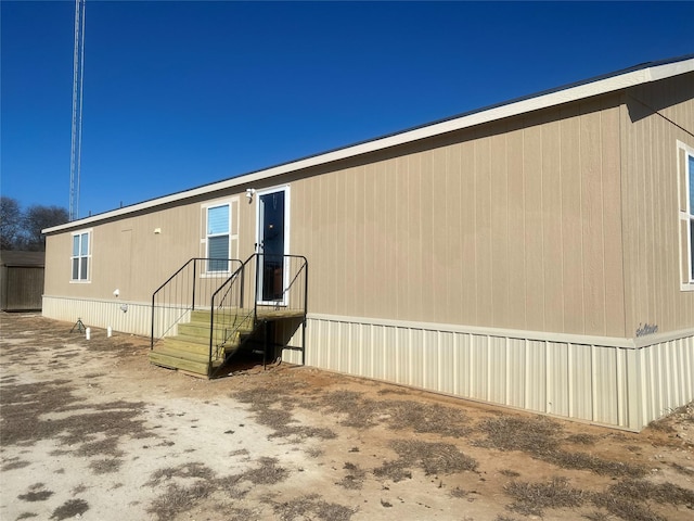 view of side of property