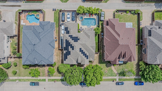 1547 Sandstone Dr, Frisco, TX 75034 - view of pool featuring a pergola, a patio area, a pool with connected hot tub, and a fenced backyard