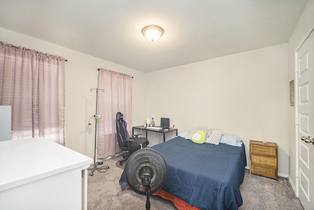 bedroom featuring carpet flooring
