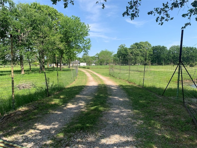 view of road