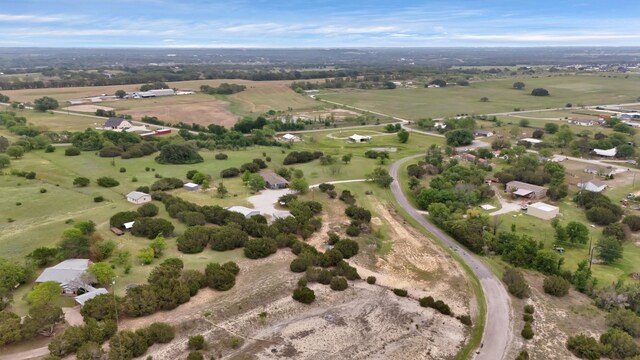 184 Wildflower Trl, Weatherford, TX 76087 - aerial view with a rural view