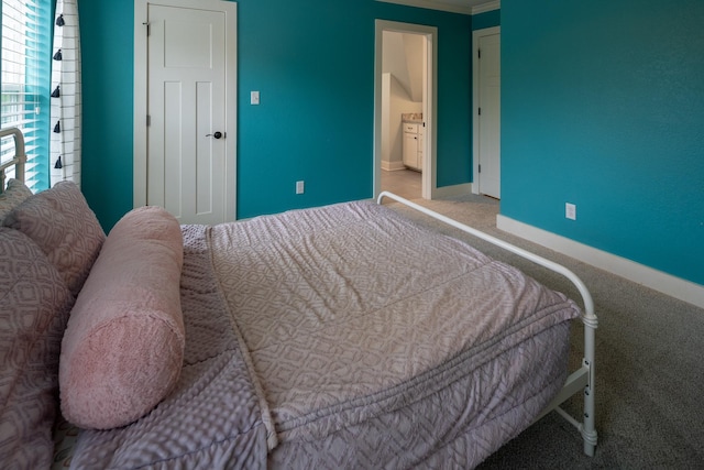 3050 County Road 3707, Bullard, TX 75757 - bedroom with carpet floors, baseboards, and ensuite bathroom