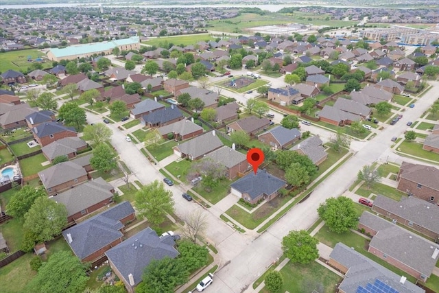 1941 Juniper Dr, Little Elm, TX 75068 - aerial overview of property's location featuring nearby suburban area