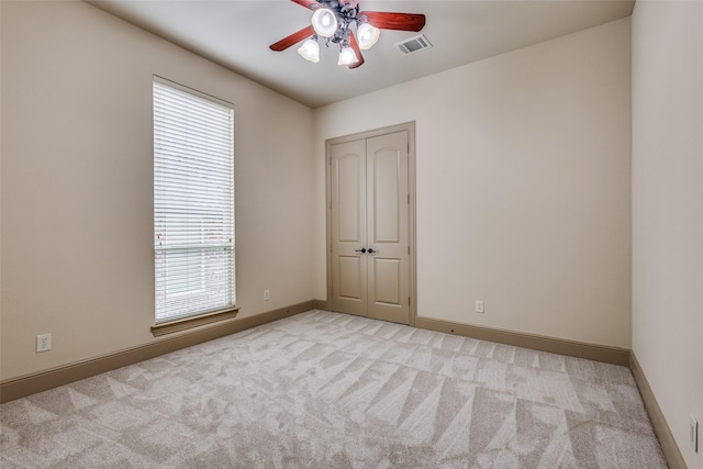 4312 Blue Quail Dr, Mckinney, TX 75072 - spare room with ceiling fan, light carpet, and baseboards