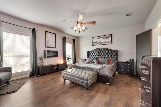 3408 Fm 2280, Cleburne, TX 76031 - bedroom with wood finished floors and ceiling fan