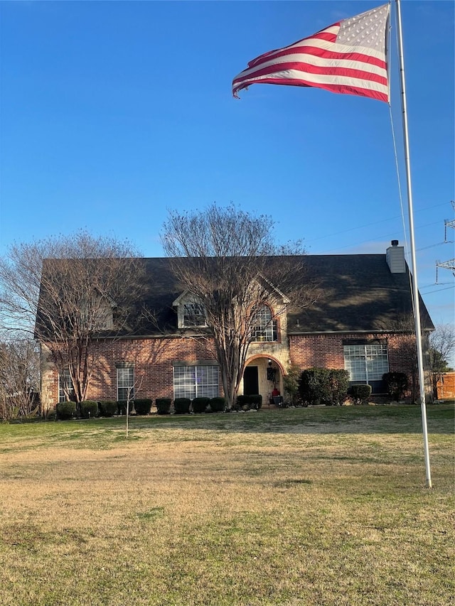 3408 Fm 2280, Cleburne, TX 76031 - view of front of house with brick siding and a front lawn