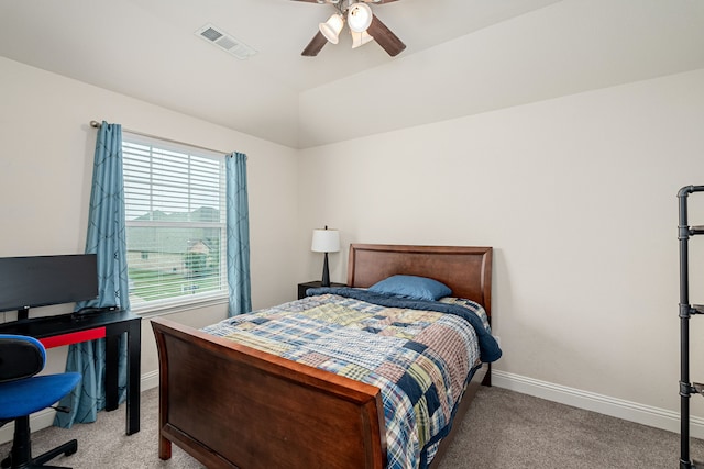 4409 Switchgrass St, Celina, TX 75009 - bedroom featuring baseboards, visible vents, carpet flooring, and ceiling fan