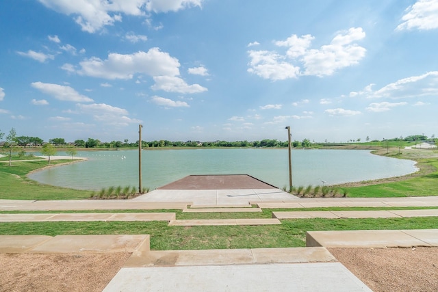 4409 Switchgrass St, Celina, TX 75009 - dock area featuring a water view