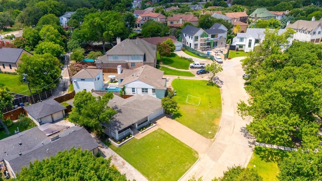 7024 Irongate Ln, Dallas, TX 75214 - aerial perspective of suburban area