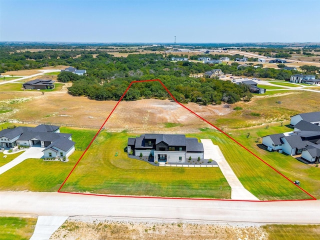 bird's eye view featuring a residential view