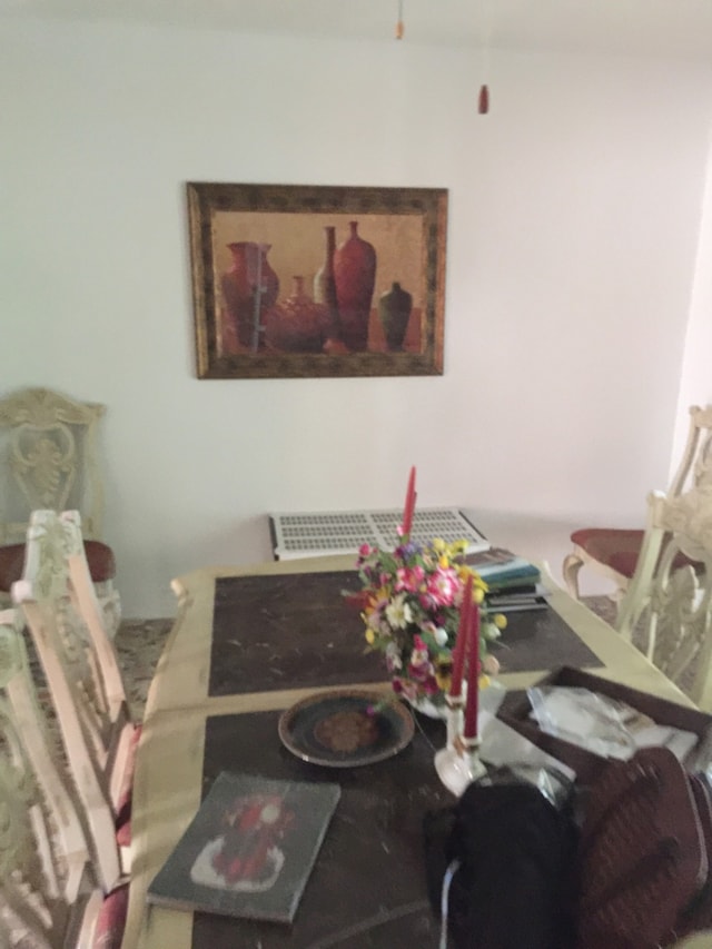 view of dining area