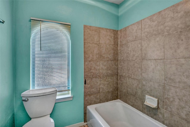 4225 Dawn Dr, Benbrook, TX 76116 - full bathroom featuring shower / bathtub combination and toilet