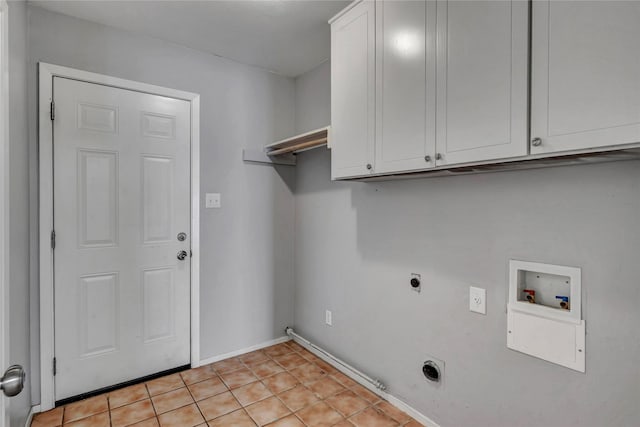 4225 Dawn Dr, Benbrook, TX 76116 - clothes washing area featuring hookup for an electric dryer, cabinet space, baseboards, gas dryer hookup, and washer hookup