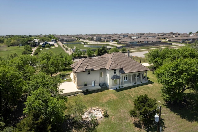 drone / aerial view featuring a residential view