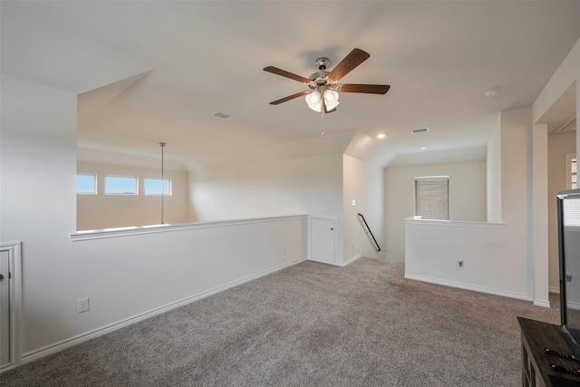 503 Saddle Club Way, Princeton, TX 75407 - unfurnished room featuring baseboards, a ceiling fan, visible vents, and carpet floors