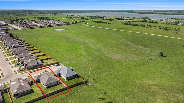 1822 Millbrae Rd, Cleburne, TX 76033 - aerial view featuring a water view