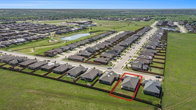 1822 Millbrae Rd, Cleburne, TX 76033 - birds eye view of property with a residential view
