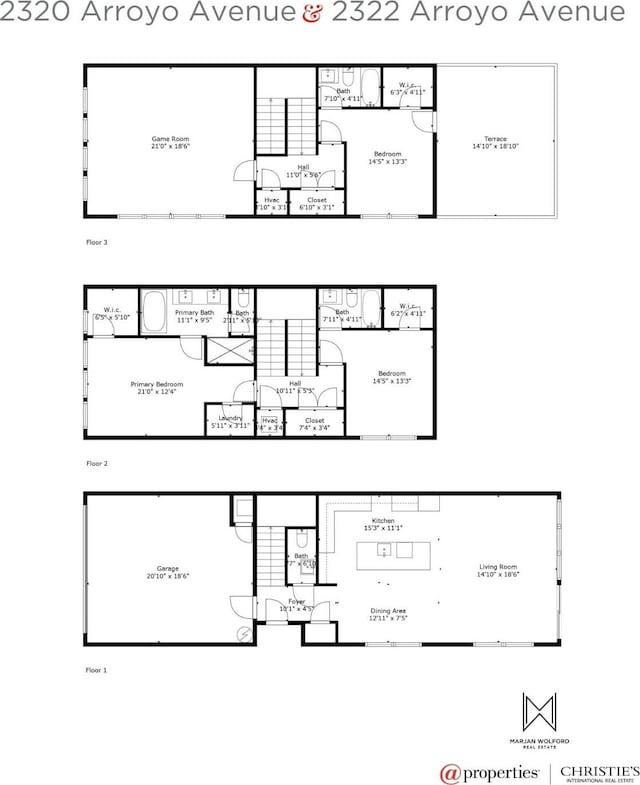 2322 Arroyo Ave, Dallas, TX 75219 - property floor plan