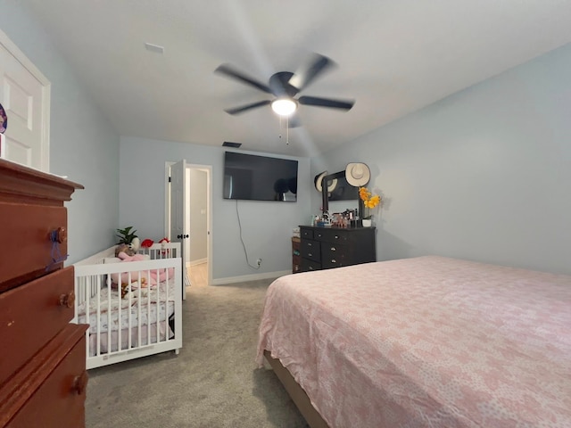 2631 Lillian St, Shreveport, LA 71103 - carpeted bedroom featuring baseboards and ceiling fan