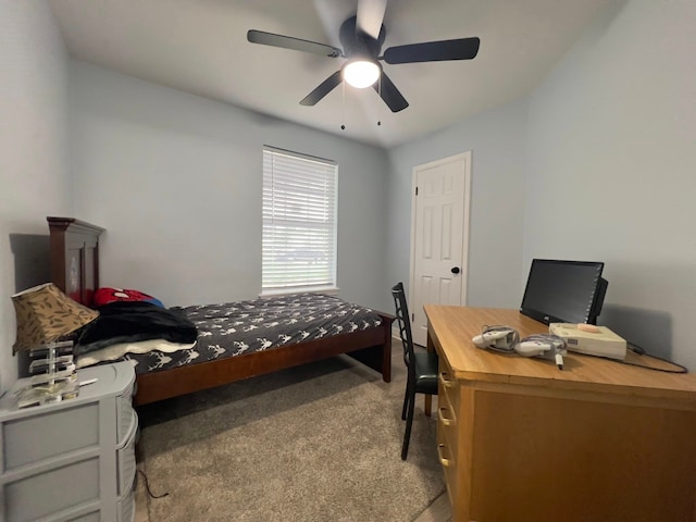2631 Lillian St, Shreveport, LA 71103 - bedroom with a ceiling fan and carpet flooring