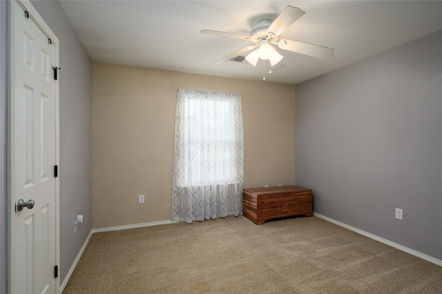 310 Otis St, Whitesboro, TX 76273 - spare room with carpet floors, ceiling fan, and baseboards