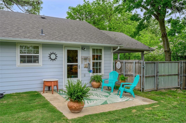 310 Otis St, Whitesboro, TX 76273 - view of patio / terrace featuring a gate