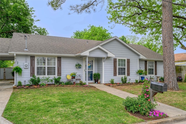 310 Otis St, Whitesboro, TX 76273 - ranch-style house featuring a shingled roof and concrete driveway