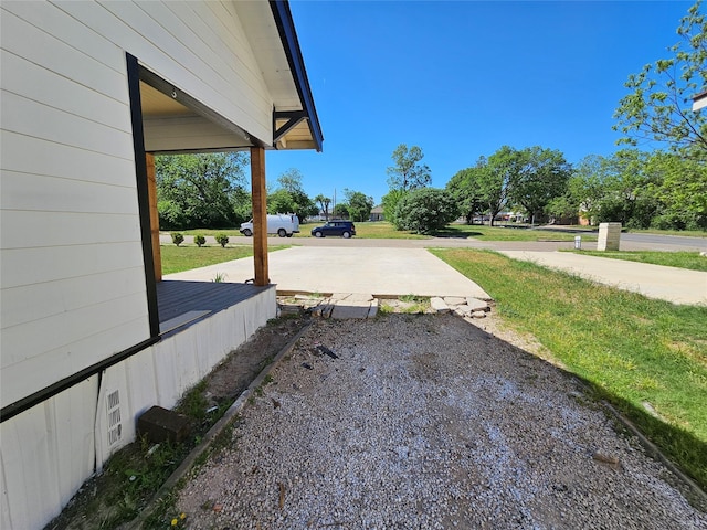 view of yard
