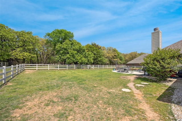 115 Lyndsey Ct, Boyd, TX 76023 - fenced backyard with a patio area