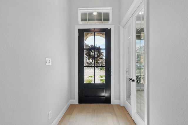 1808 Wren St, Argyle, TX 76226 - entryway with light wood-style floors, healthy amount of natural light, and baseboards