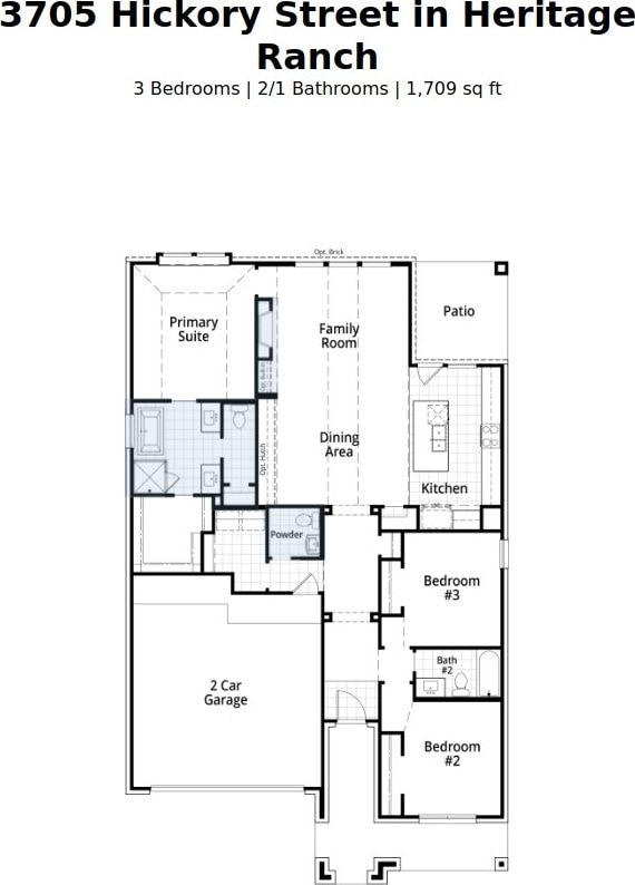 3705 Hickory St, Sherman, TX 75092 - view of layout