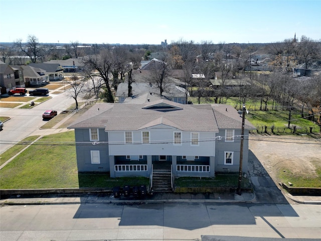 birds eye view of property featuring a residential view