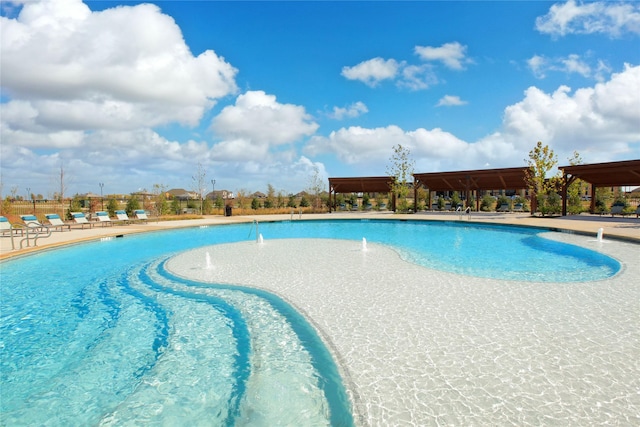 view of pool
