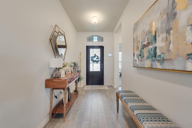 2050 Childress Rd, Heath, TX 75126 - entrance foyer with light wood-type flooring and baseboards