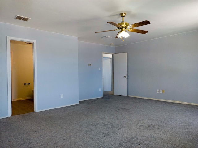 920 Kendall Dr, Arlington, TX 76001 - carpeted empty room featuring ceiling fan and baseboards