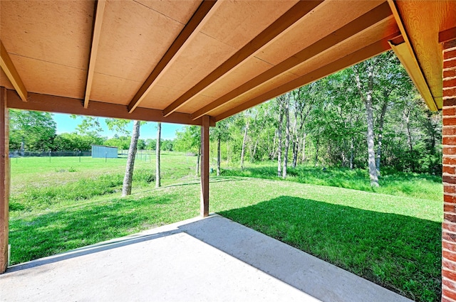 351 Peachtree Ln, Princeton, TX 75407 - view of patio / terrace featuring fence
