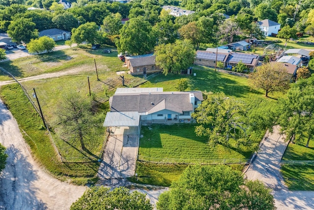 drone / aerial view