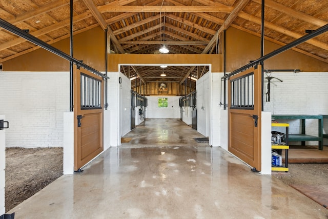 view of stable